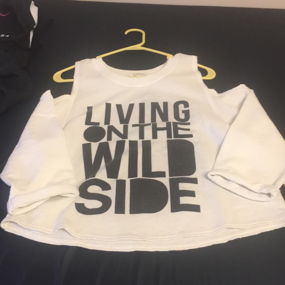 Living on the wild side forever 21 shirt